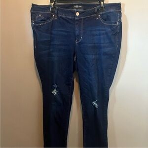 Royalty For Me Dark Indigo Skinny Jeans